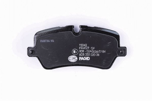 Brake Pad Set, disc brake - 8DB 355 020-361 HELLA