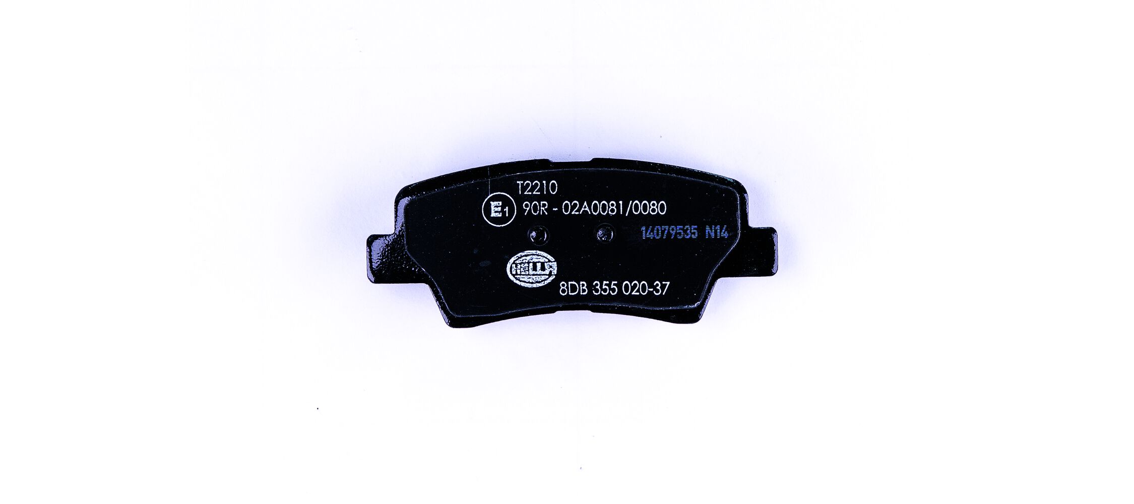 Brake Pad Set, disc brake - 8DB 355 020-371 HELLA
