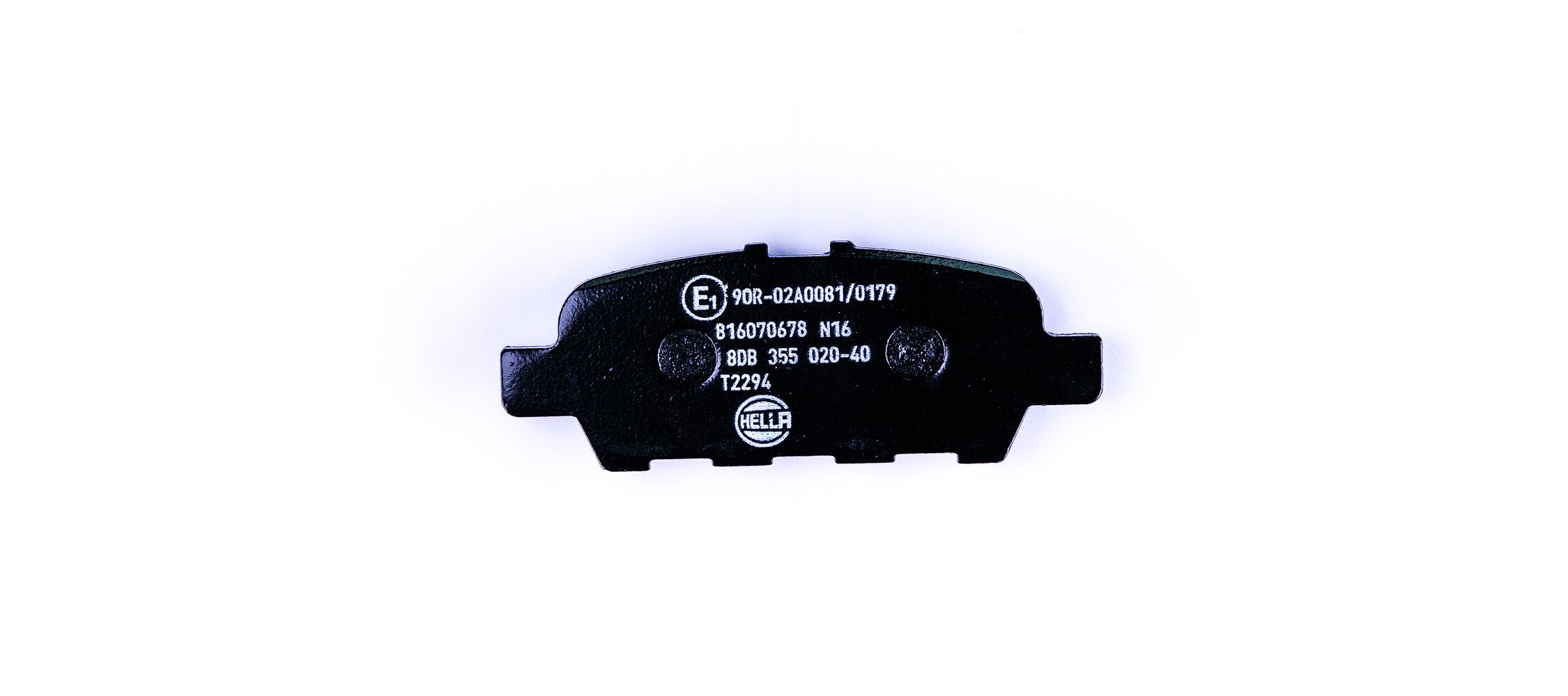 Brake Pad Set, disc brake - 8DB 355 020-401 HELLA
