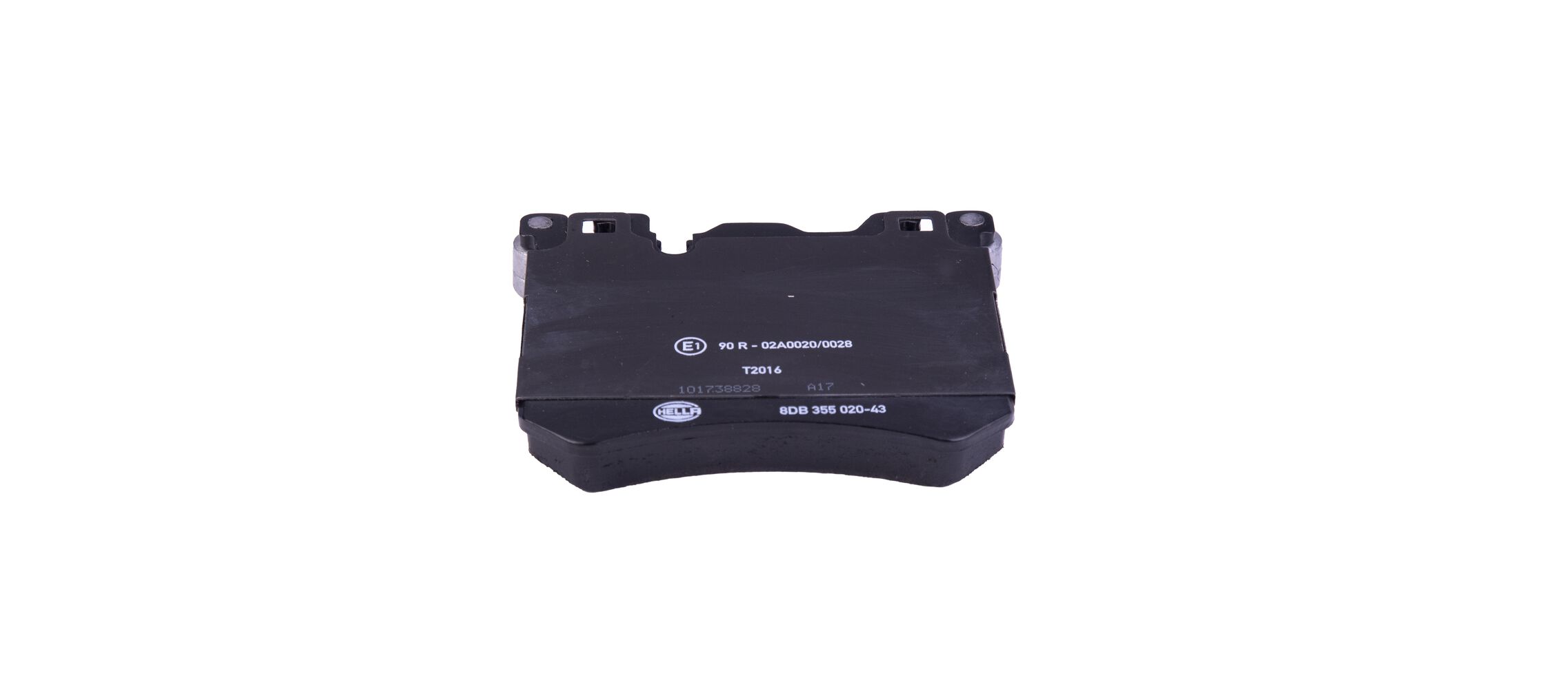 Brake Pad Set, disc brake - 8DB 355 020-431 HELLA