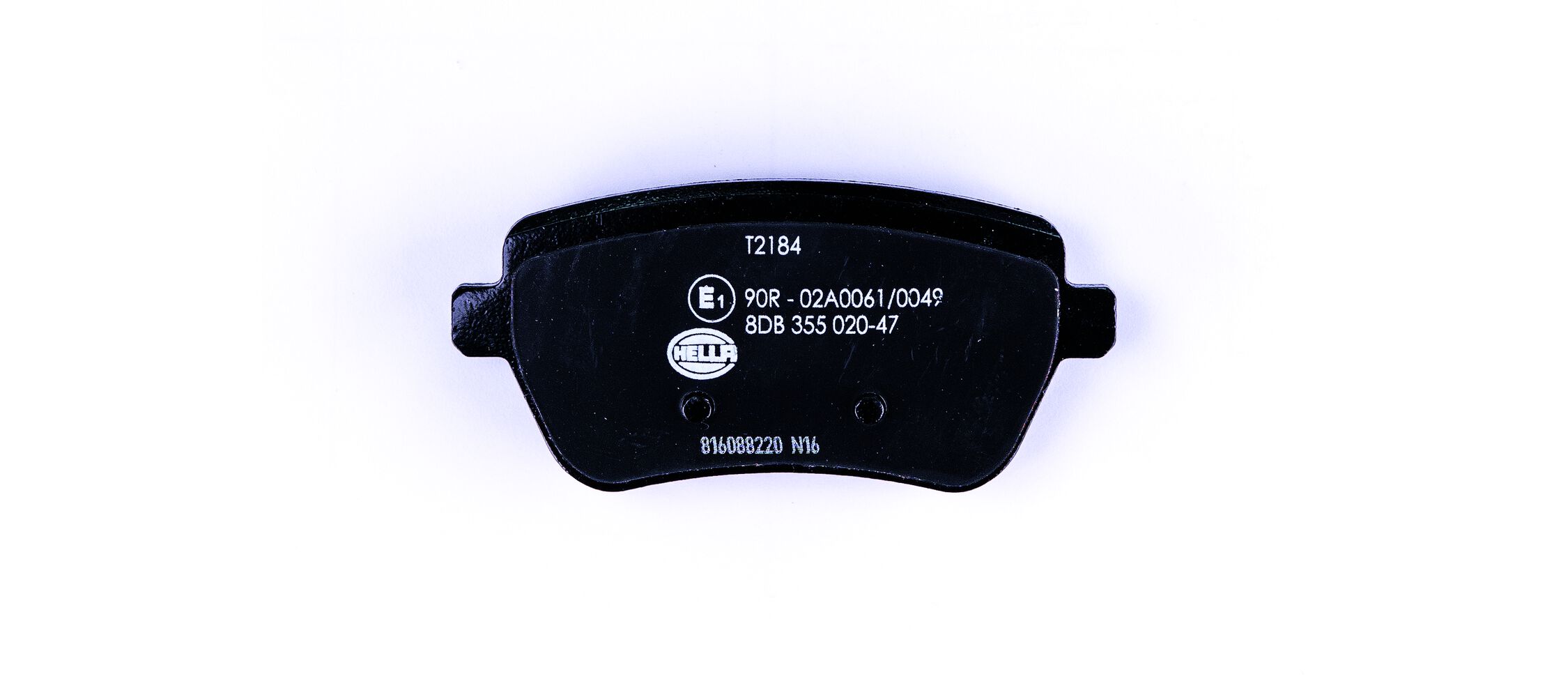 Brake Pad Set, disc brake - 8DB 355 020-471 HELLA