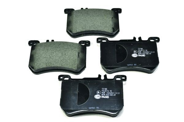 Brake Pad Set, disc brake - 8DB 355 020-491 HELLA