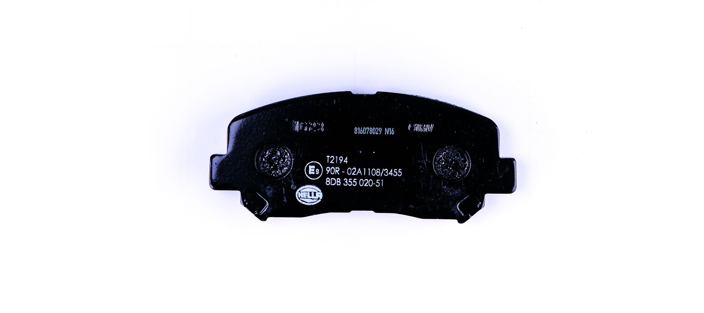 stabdžių trinkelių rinkinys, diskinis stabdys - 8DB 355 020-511 HELLA
