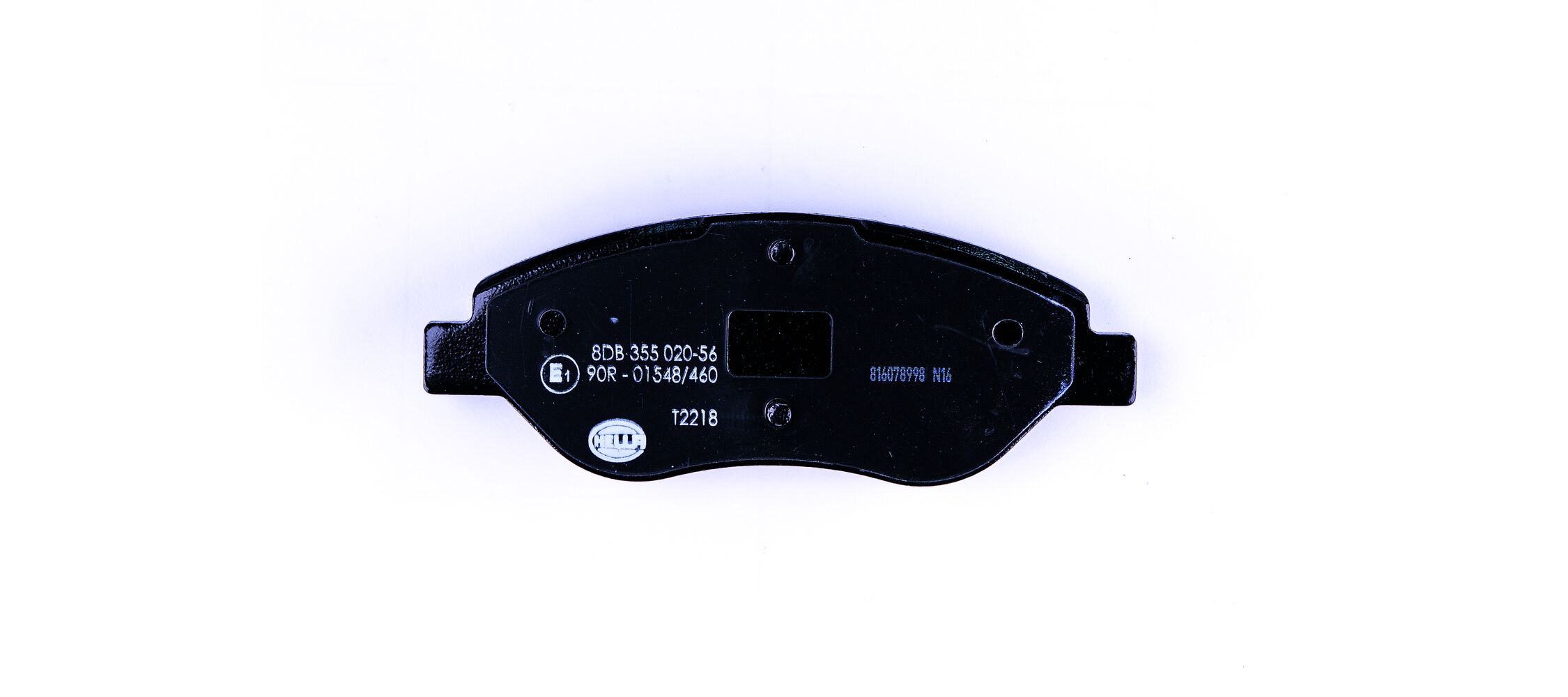 Brake Pad Set, disc brake - 8DB 355 020-561 HELLA