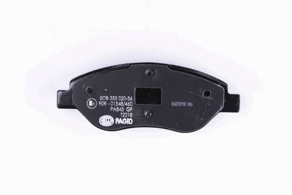 Brake Pad Set, disc brake - 8DB 355 020-561 HELLA