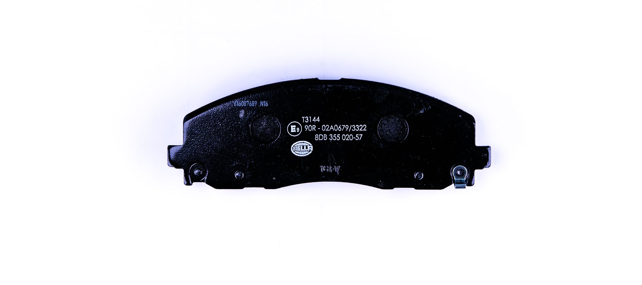 Brake Pad Set, disc brake - 8DB 355 020-571 HELLA