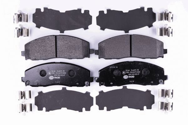 Brake Pad Set, disc brake - 8DB 355 020-571 HELLA