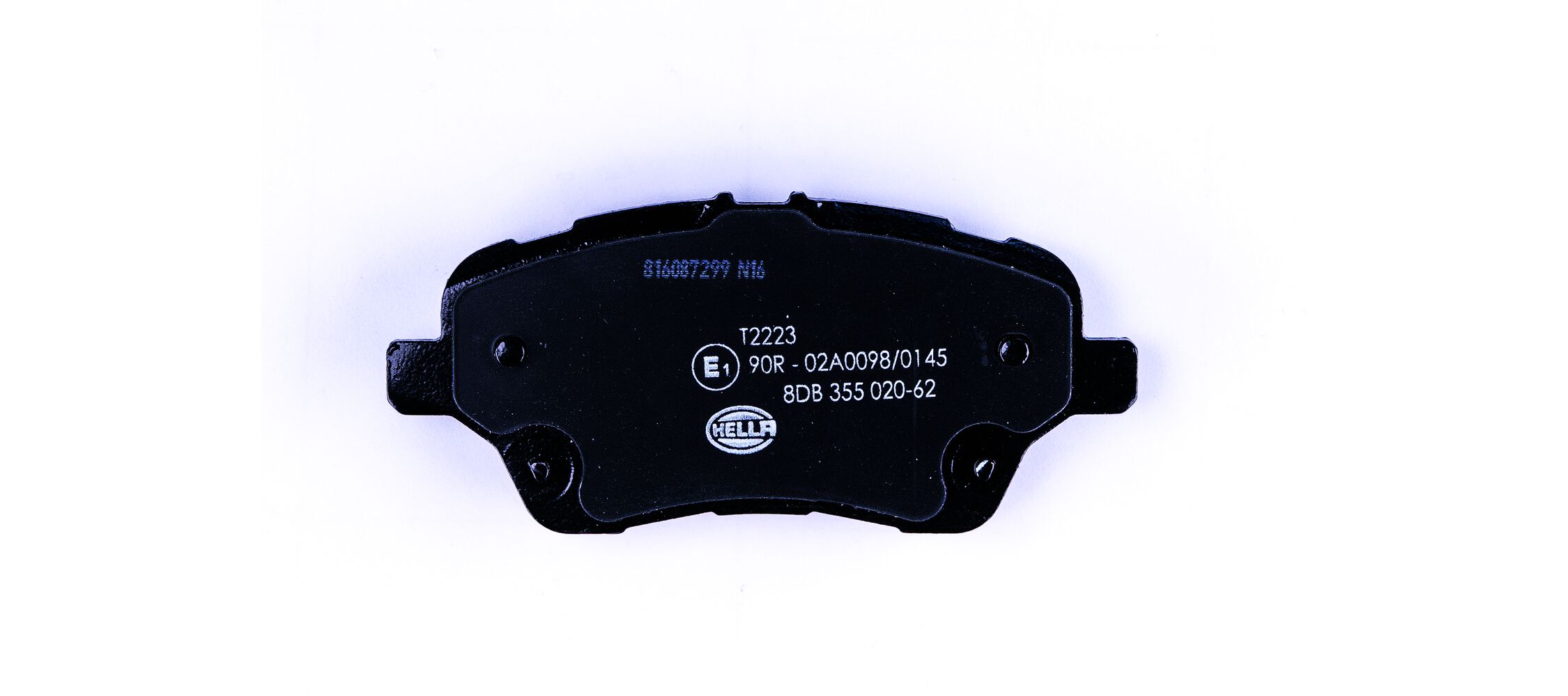 Brake Pad Set, disc brake - 8DB 355 020-621 HELLA