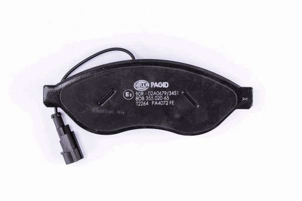 Brake Pad Set, disc brake - 8DB 355 020-651 HELLA