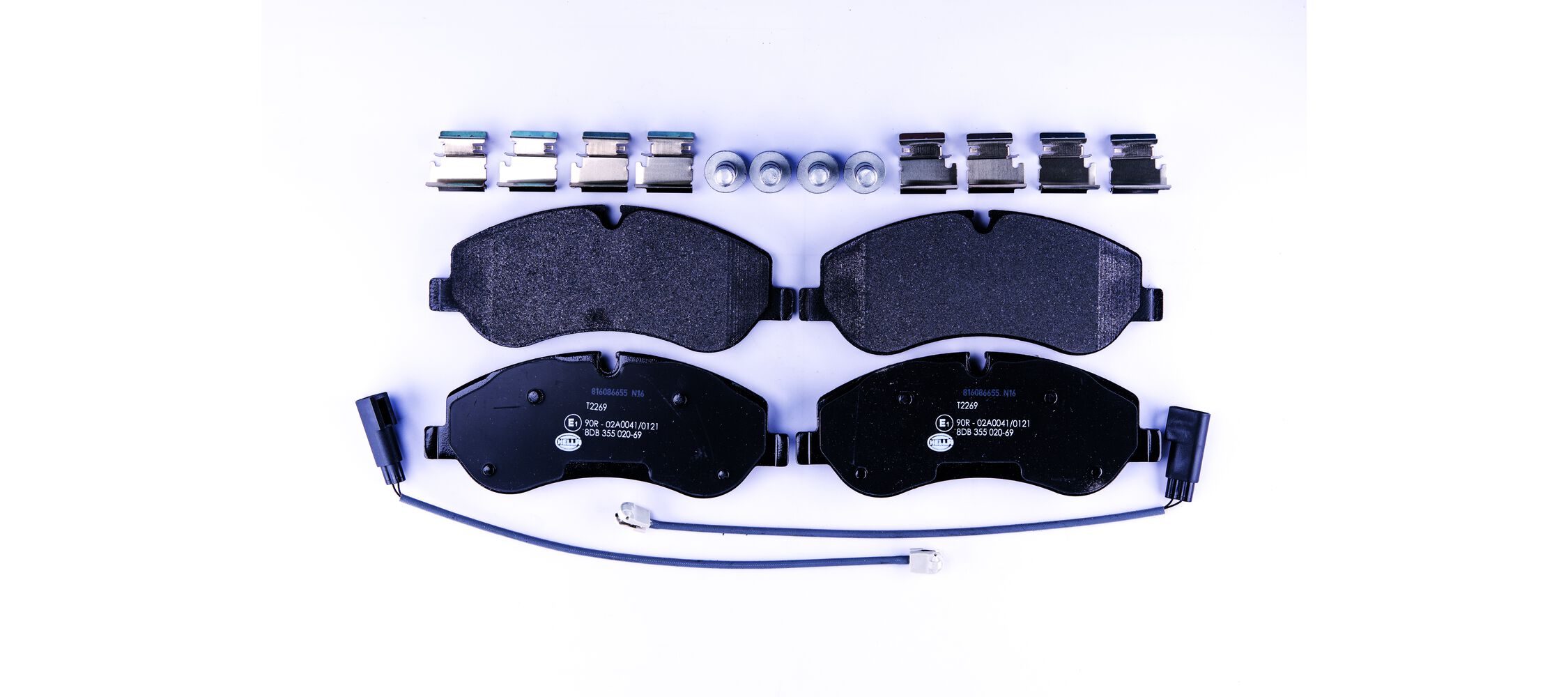 Kit pastiglie freno, Freno a disco - 8DB 355 020-691 HELLA