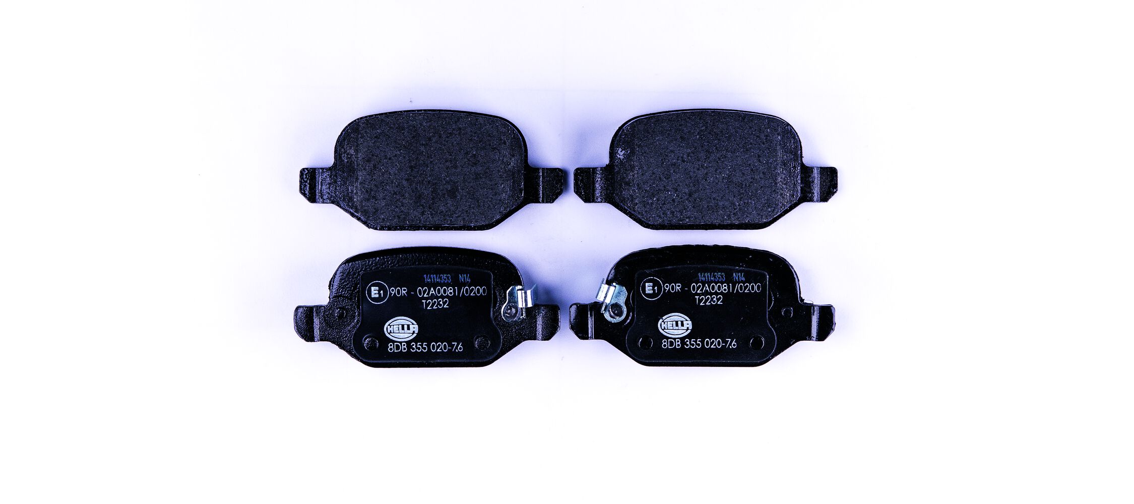 Kit pastiglie freno, Freno a disco - 8DB 355 020-761 HELLA