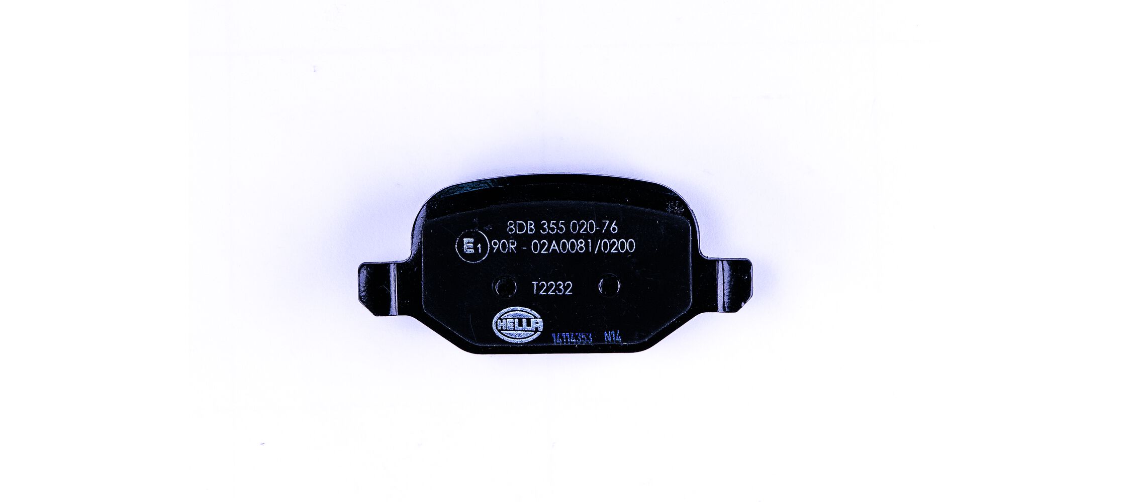 Brake Pad Set, disc brake - 8DB 355 020-761 HELLA