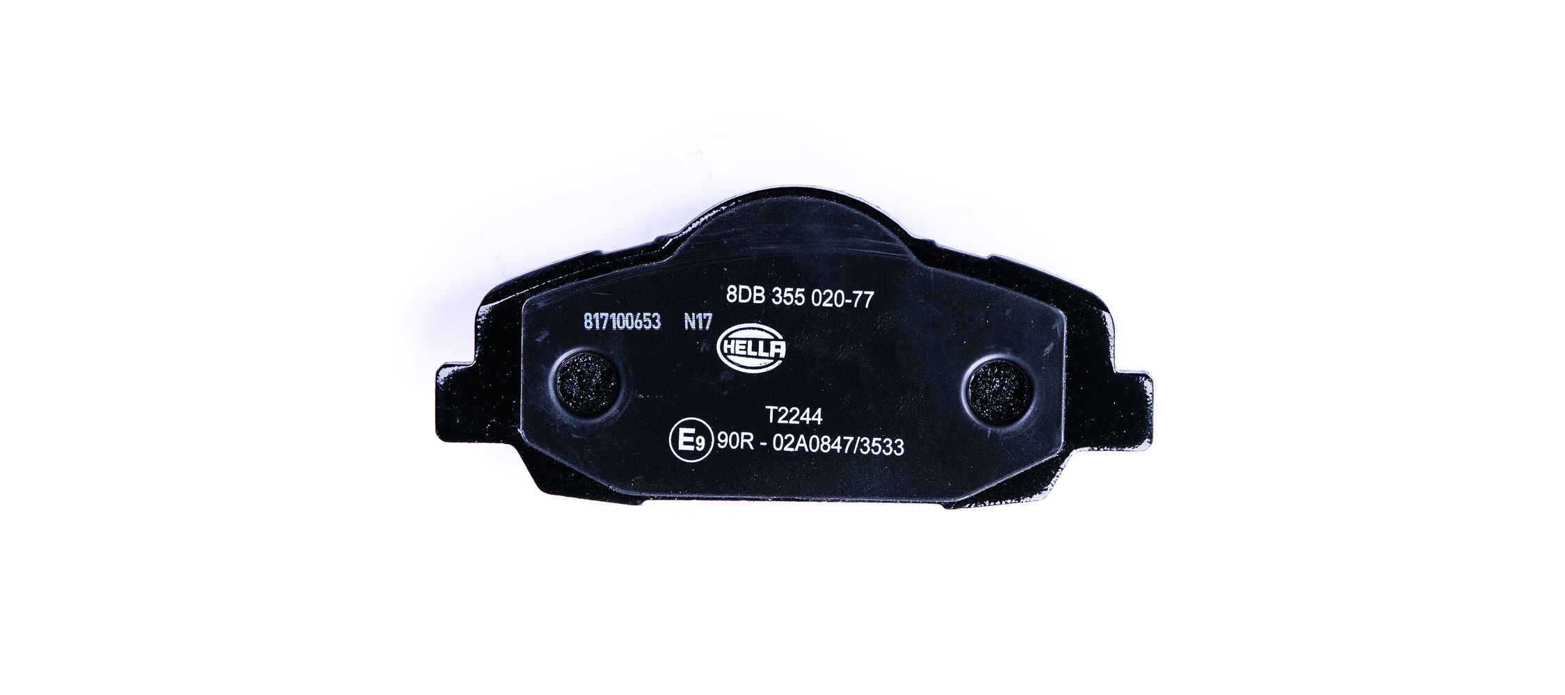 Brake Pad Set, disc brake - 8DB 355 020-771 HELLA