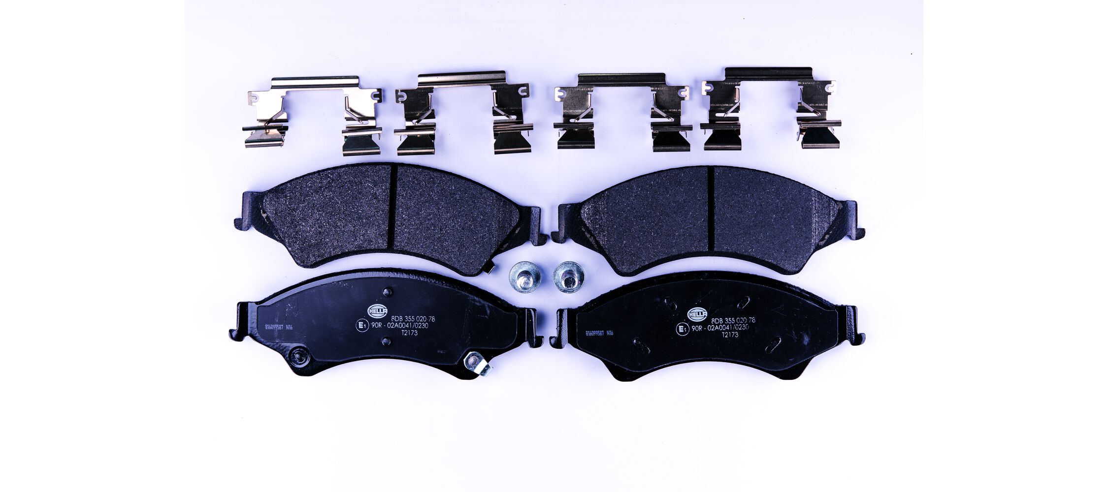 Kit pastiglie freno, Freno a disco - 8DB 355 020-781 HELLA