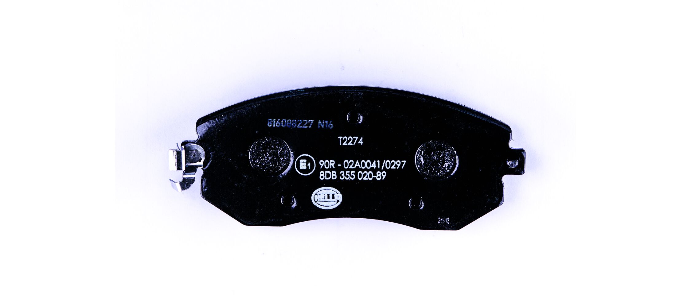 Brake Pad Set, disc brake - 8DB 355 020-891 HELLA