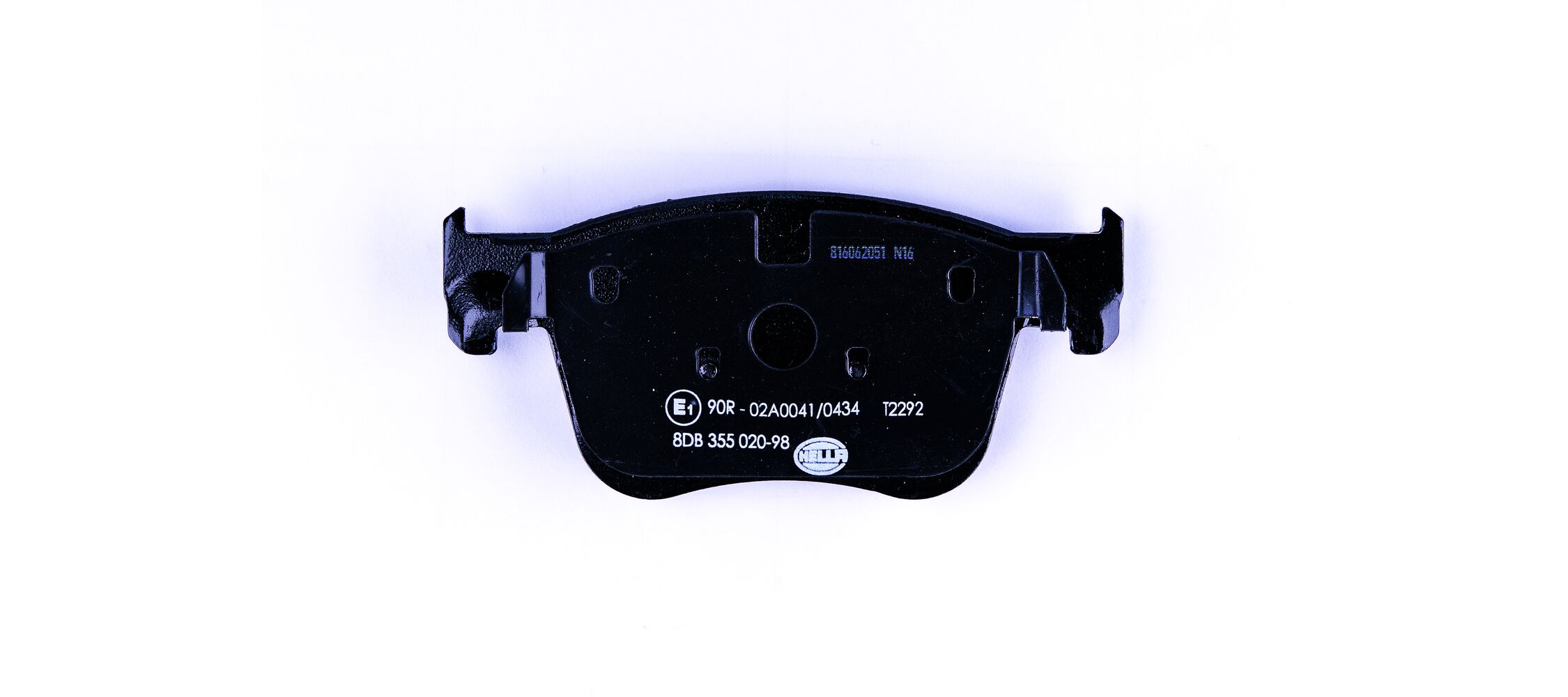 Brake Pad Set, disc brake - 8DB 355 020-981 HELLA