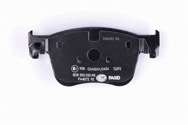 Brake Pad Set, disc brake - 8DB 355 020-981 HELLA