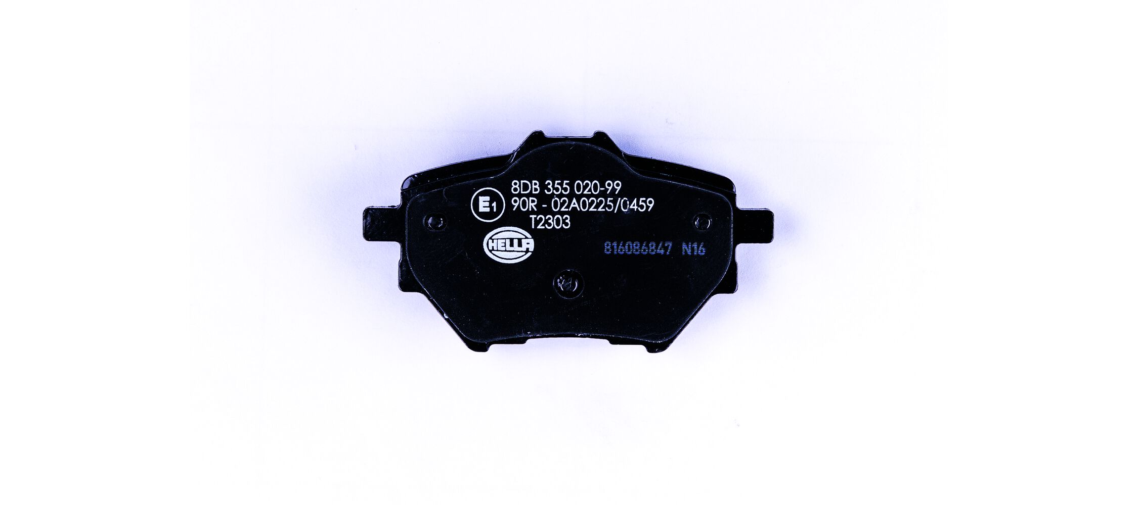 Brake Pad Set, disc brake - 8DB 355 020-991 HELLA
