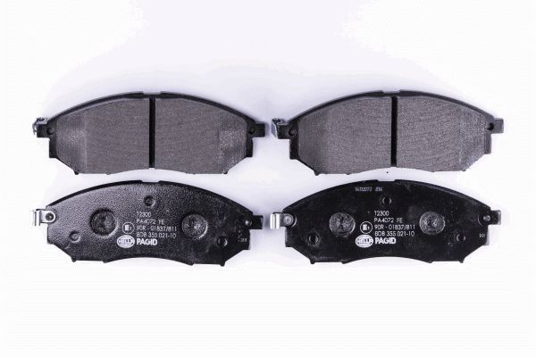 Комплект тормозных колодок, дисковый тормоз - 8DB 355 021-101 HELLA