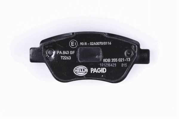 Brake Pad Set, disc brake - 8DB 355 021-131 HELLA