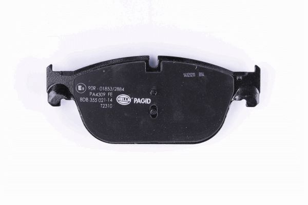 Brake Pad Set, disc brake - 8DB 355 021-141 HELLA