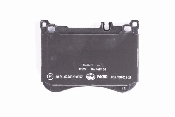 Brake Pad Set, disc brake - 8DB 355 021-211 HELLA