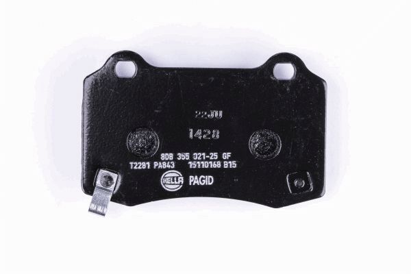 Brake Pad Set, disc brake - 8DB 355 021-251 HELLA