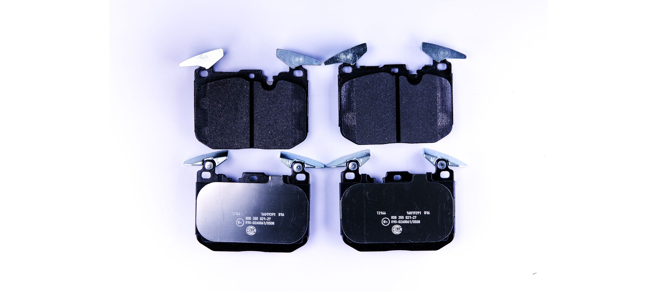 Brake Pad Set, disc brake - 8DB 355 021-271 HELLA