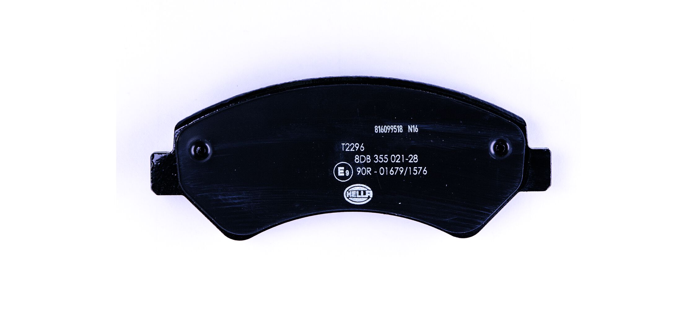 Brake Pad Set, disc brake - 8DB 355 021-281 HELLA