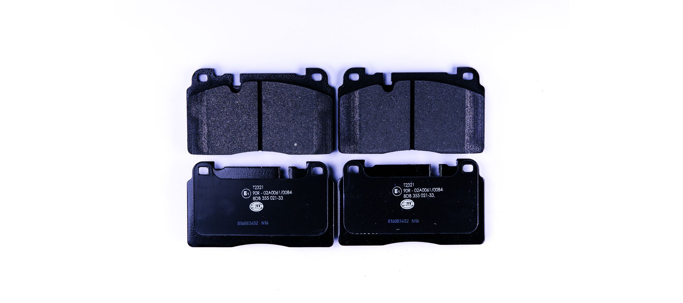 Комплект тормозных колодок, дисковый тормоз - 8DB 355 021-331 HELLA