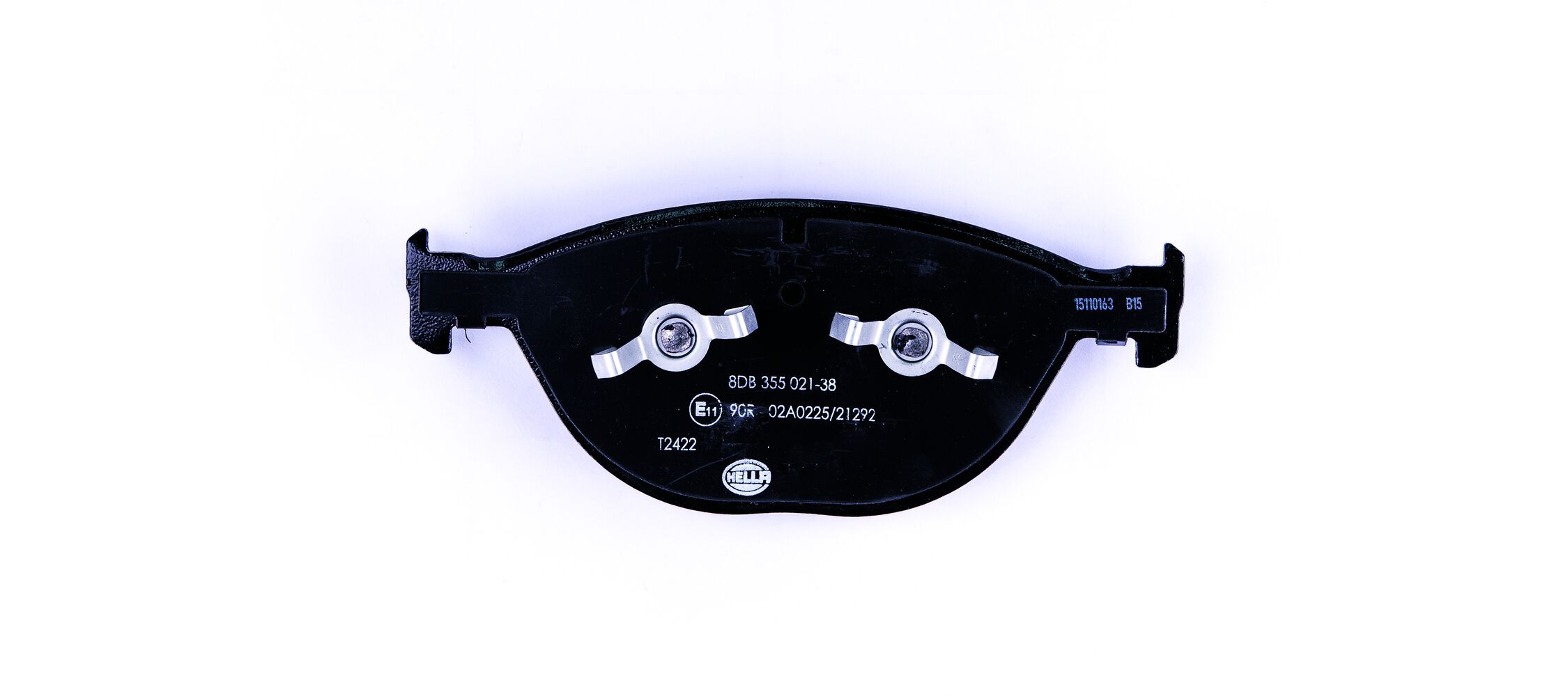 Brake Pad Set, disc brake - 8DB 355 021-381 HELLA