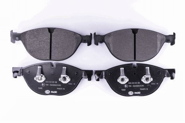 Brake Pad Set, disc brake - 8DB 355 021-381 HELLA