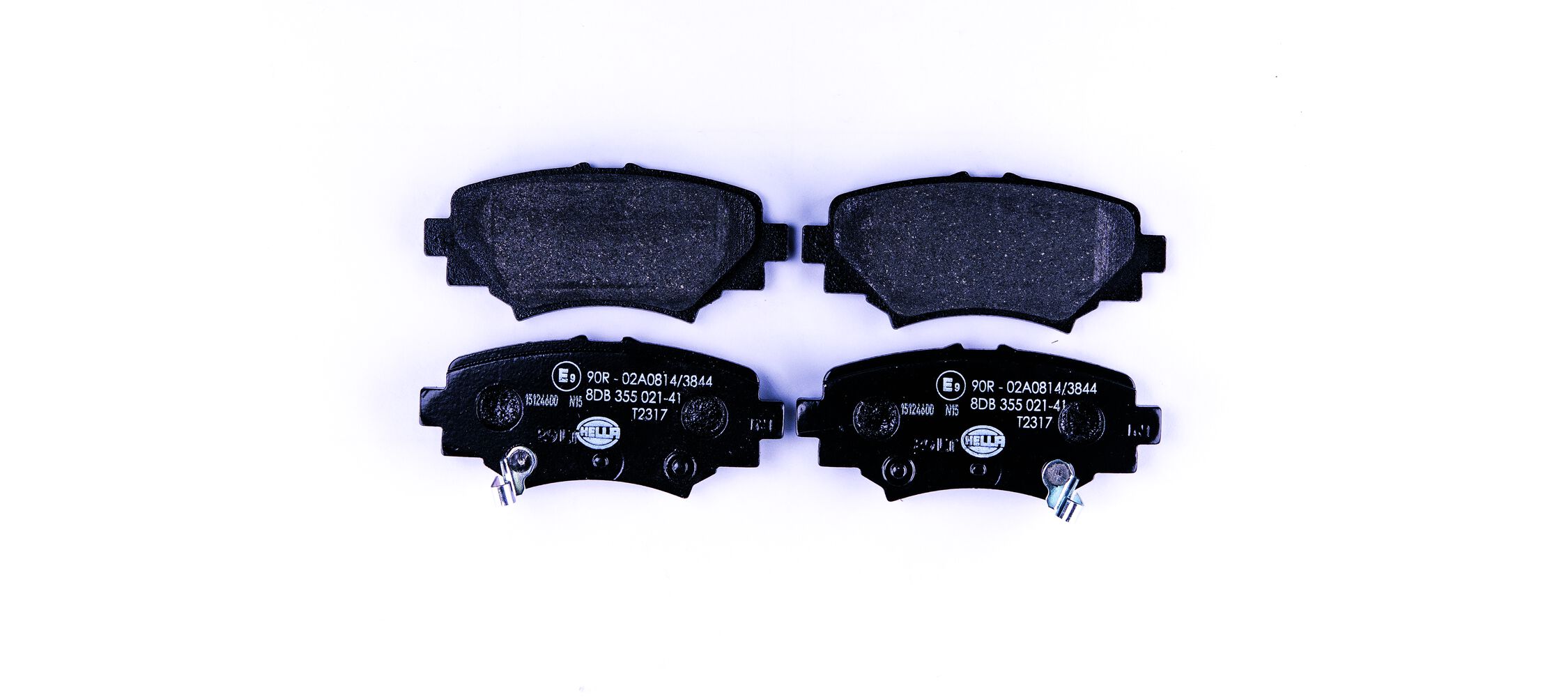 Brake Pad Set, disc brake - 8DB 355 021-411 HELLA