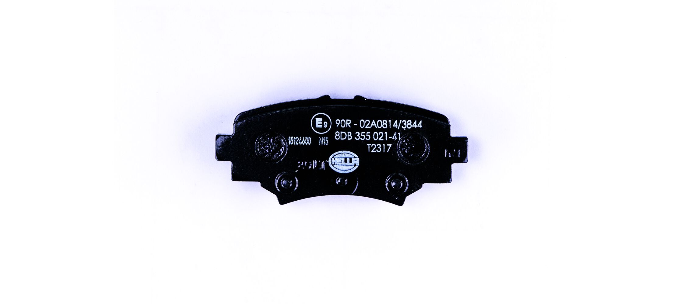 Brake Pad Set, disc brake - 8DB 355 021-411 HELLA