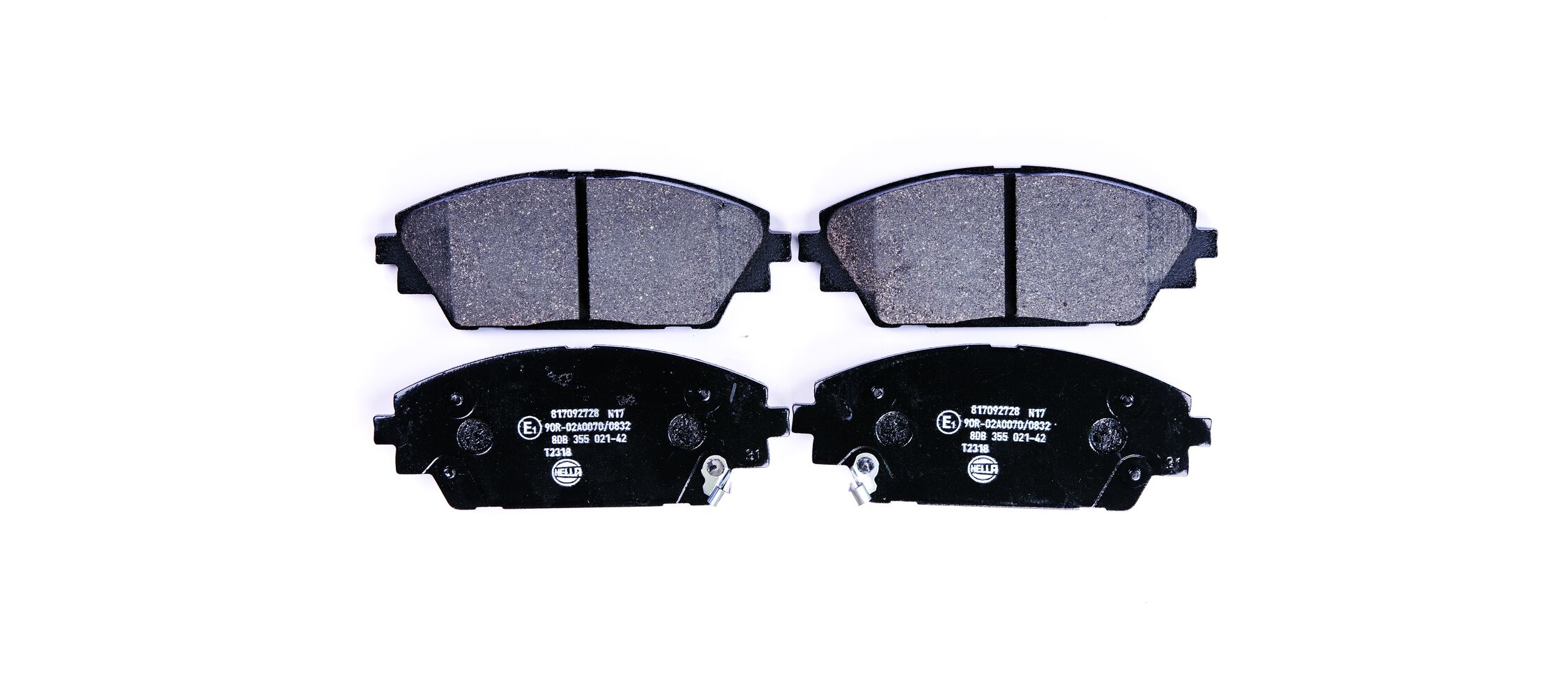 Kit pastiglie freno, Freno a disco - 8DB 355 021-421 HELLA