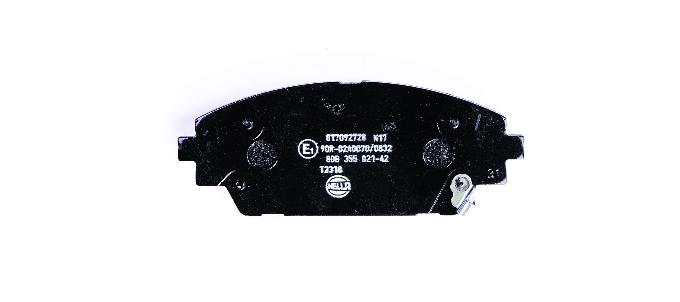 Комплект тормозных колодок, дисковый тормоз - 8DB 355 021-421 HELLA