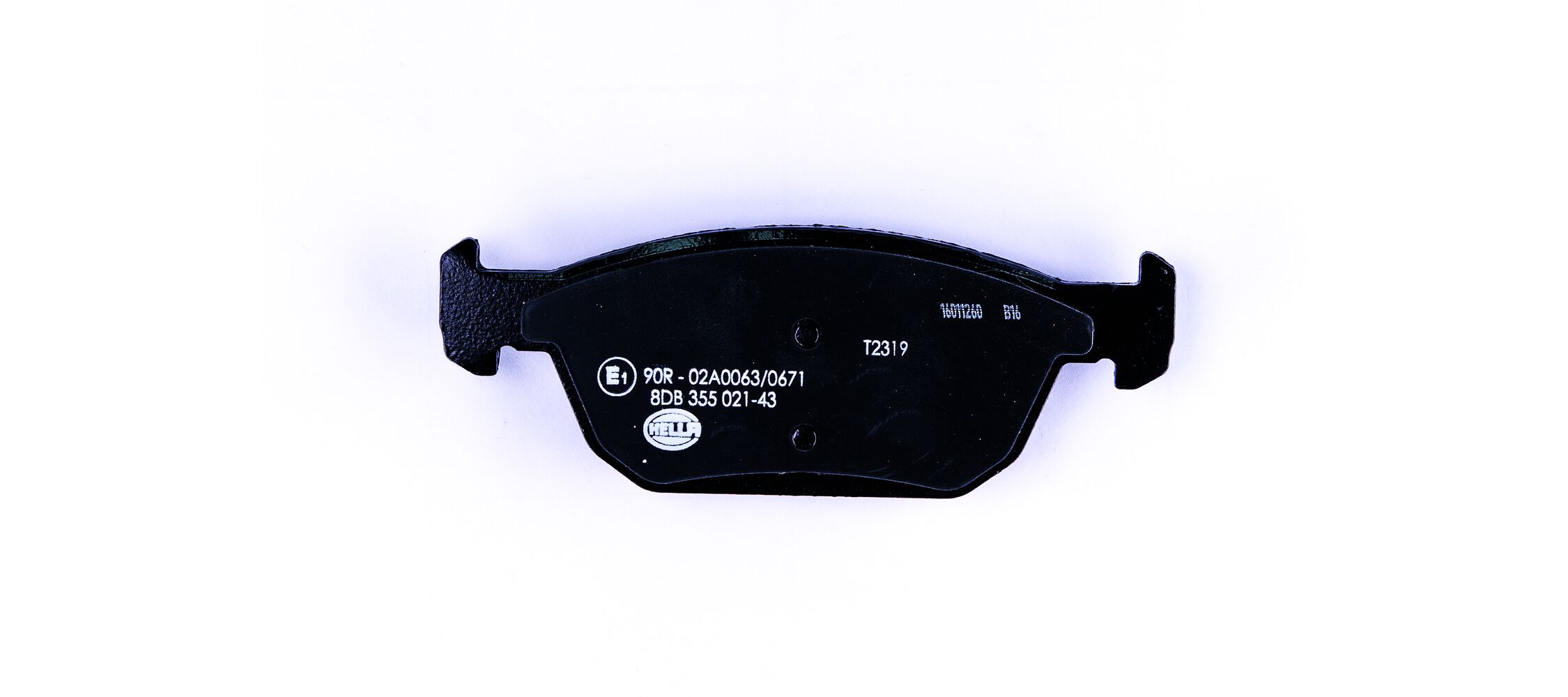 Brake Pad Set, disc brake - 8DB 355 021-431 HELLA