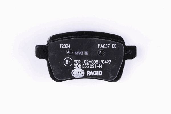 Brake Pad Set, disc brake - 8DB 355 021-441 HELLA