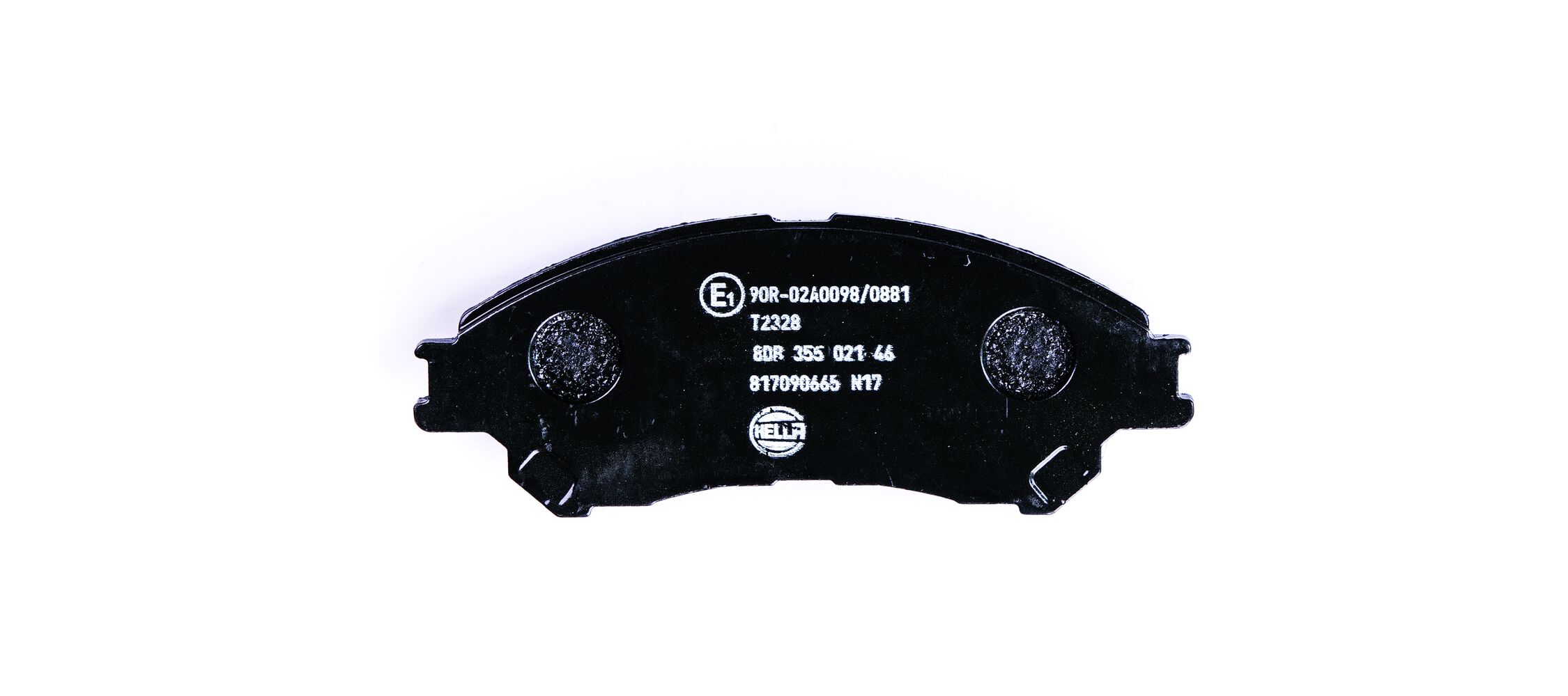 Brake Pad Set, disc brake - 8DB 355 021-461 HELLA