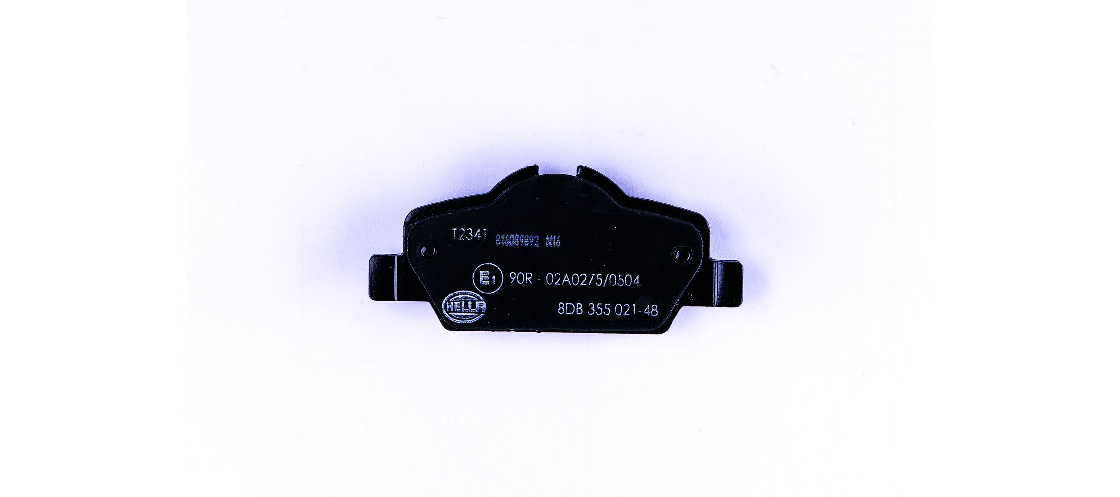 stabdžių trinkelių rinkinys, diskinis stabdys - 8DB 355 021-481 HELLA