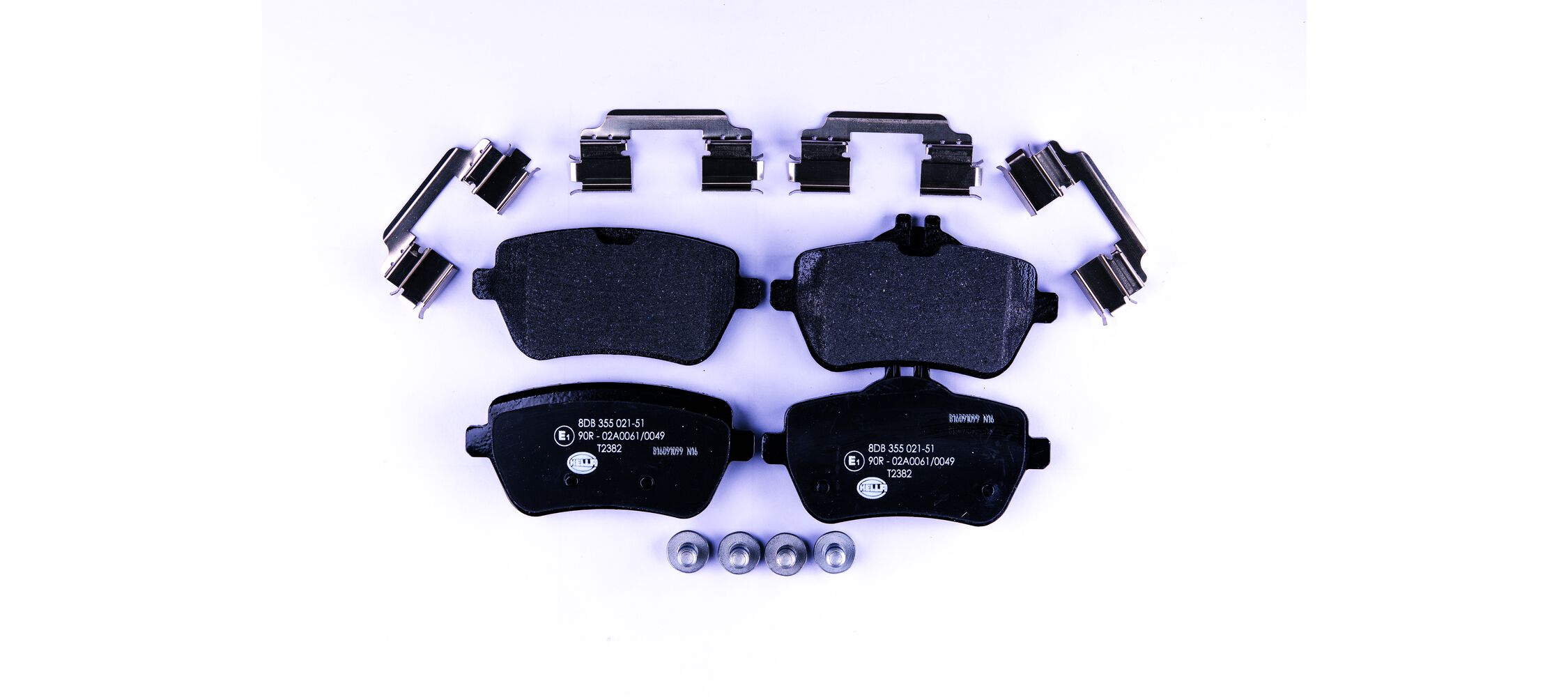 Kit pastiglie freno, Freno a disco - 8DB 355 021-511 HELLA