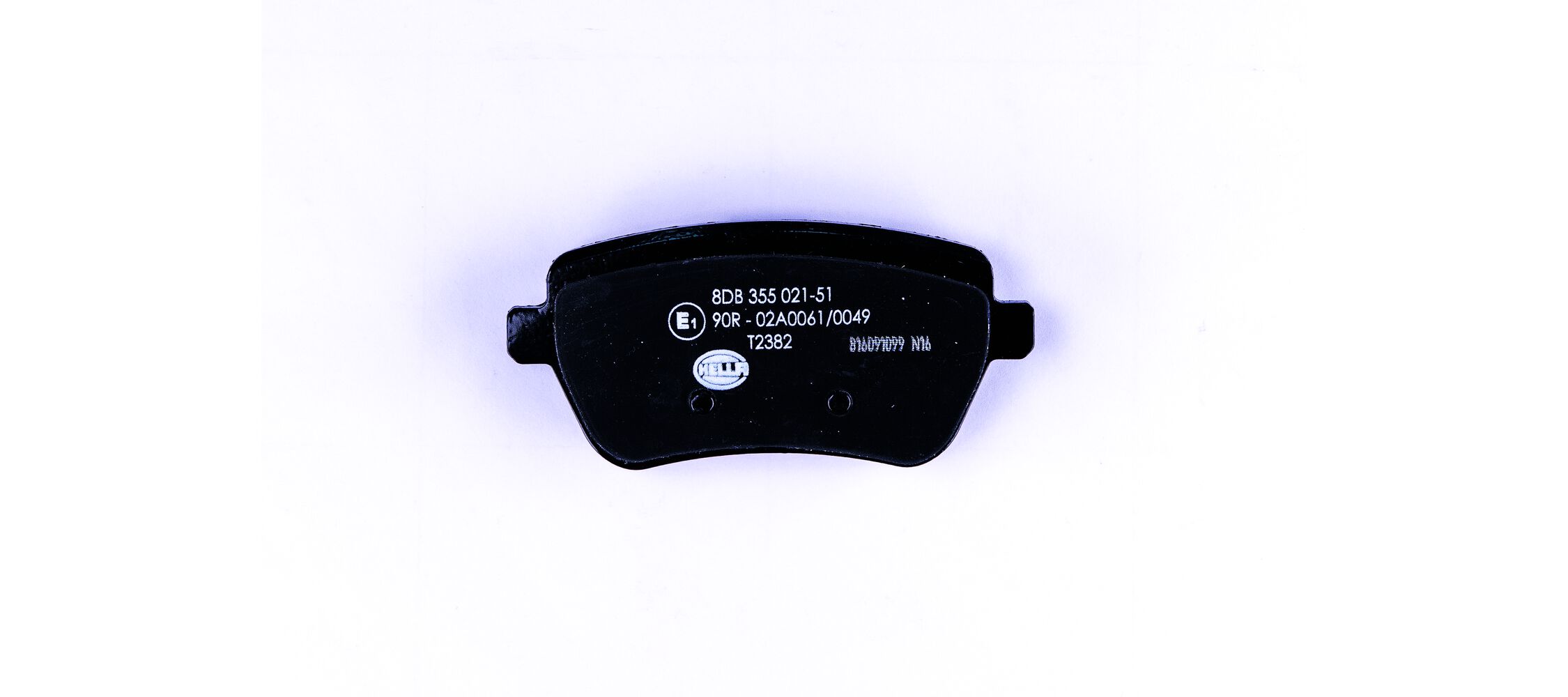 Brake Pad Set, disc brake - 8DB 355 021-511 HELLA