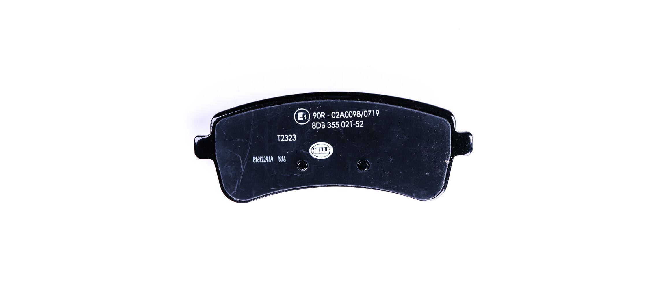 Brake Pad Set, disc brake - 8DB 355 021-521 HELLA