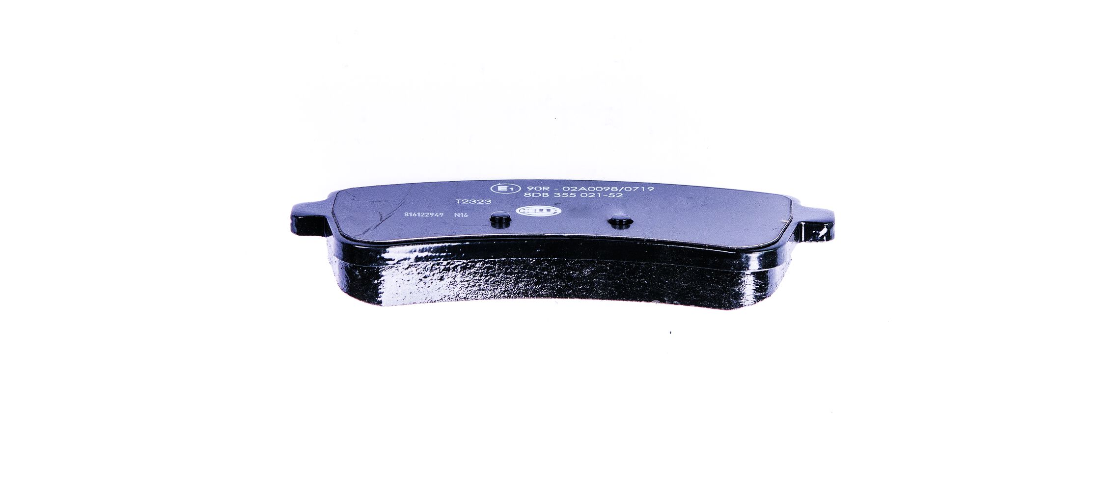 Brake Pad Set, disc brake - 8DB 355 021-521 HELLA