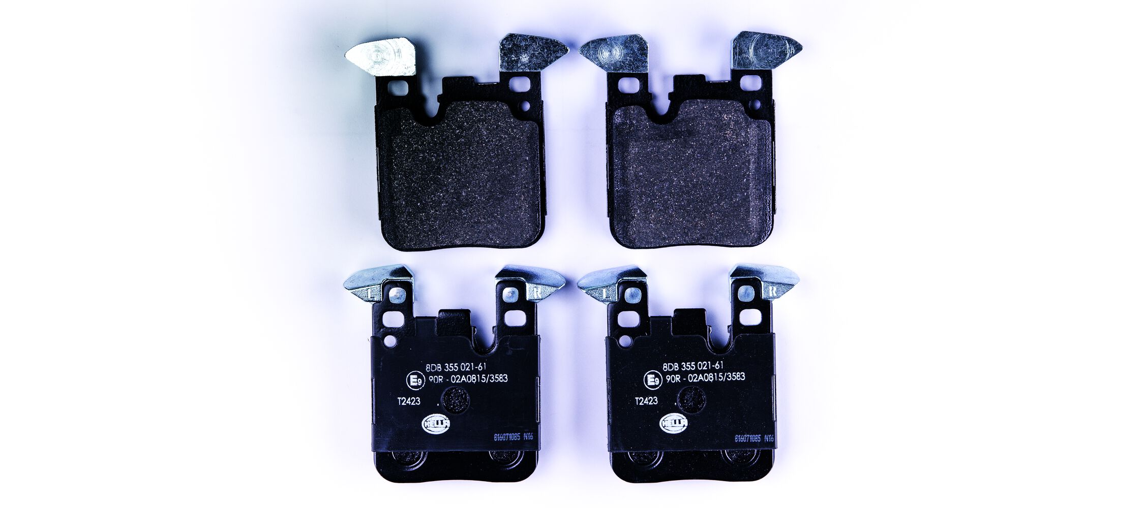 Kit pastiglie freno, Freno a disco - 8DB 355 021-611 HELLA