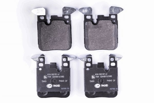 Brake Pad Set, disc brake - 8DB 355 021-611 HELLA