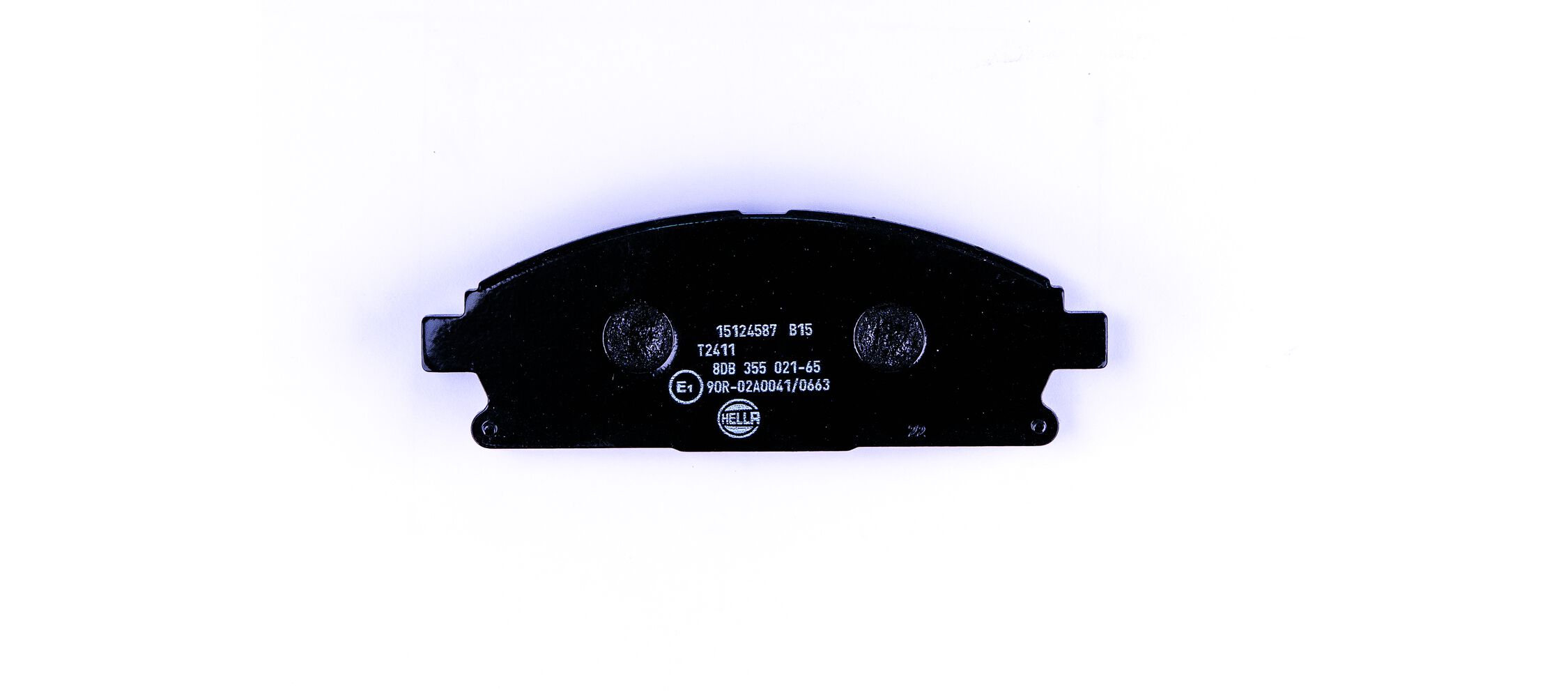 Brake Pad Set, disc brake - 8DB 355 021-651 HELLA