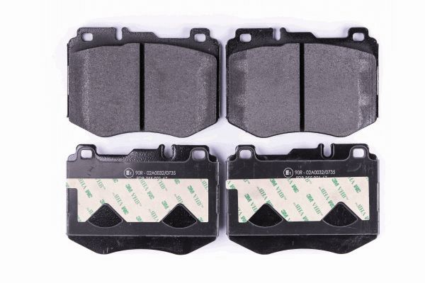 Brake Pad Set, disc brake - 8DB 355 021-671 HELLA