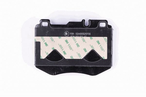 Brake Pad Set, disc brake - 8DB 355 021-671 HELLA
