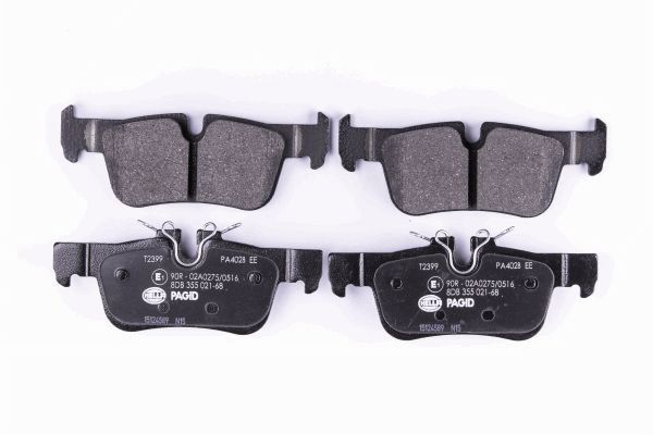 Brake Pad Set, disc brake - 8DB 355 021-681 HELLA